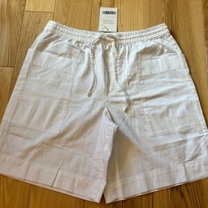 NEW Everlane Easy Patch Pocket White Organic Cotton Shorts M-L